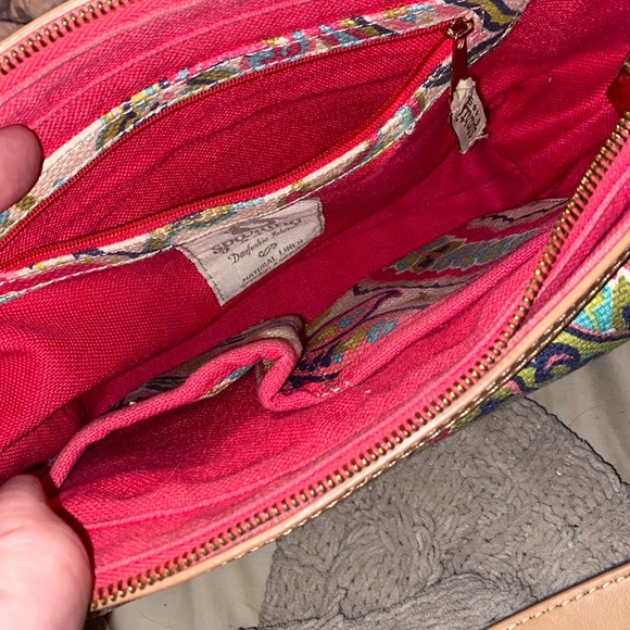 Spartina 449 Daufuskie Island Simple zip shoulder bag Salt Meadow print - Picture 10 of 14